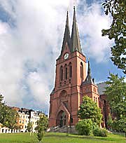 Kirche St. Markus am Körnerplatz in Chemnitz im Stile der Neugotik, Gründerzeit