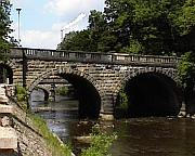 Bierbrücke und Kaßbergauffahrt an der Chemnitz