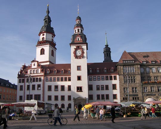 Chemnitz, Rathaus Stück