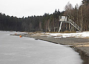 am hier blassen Stausee Rabenstein in Chemnitz